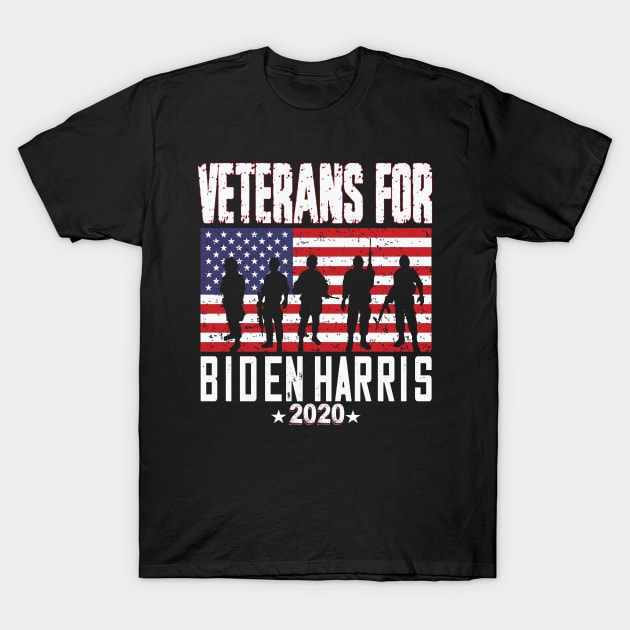 Veterans for biden Harris 2020 T-Shirt by DODG99